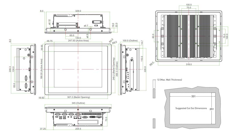PPC CV-112HR-R10/P2002E-i5-R10 02-Skizze PPC CV-112HR-R10/P2002E-i5-R10 02-Skizze