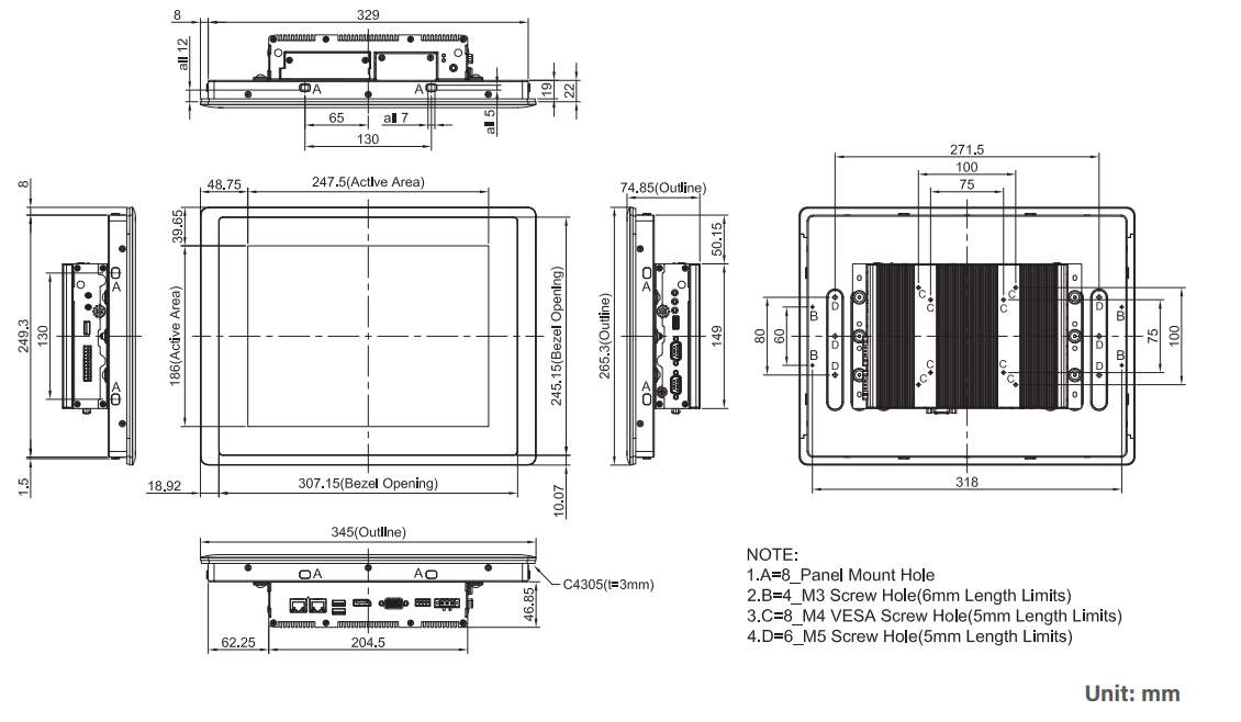 PPC CV-112HR-R10/P1301-N97-R10 Dim 2 PPC CV-112HR-R10/P1301-N97-R10 Dim 2