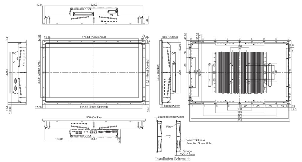 PPC CO-W121C-R10/P2002-i3-R10 2-Skizze PPC CO-W121C-R10/P2002-i3-R10 2-Skizze