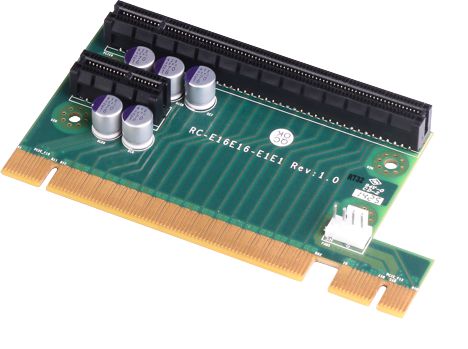 Riser Card RC-E16E1-01 oben links Riser Card RC-E16E1-01 oben links