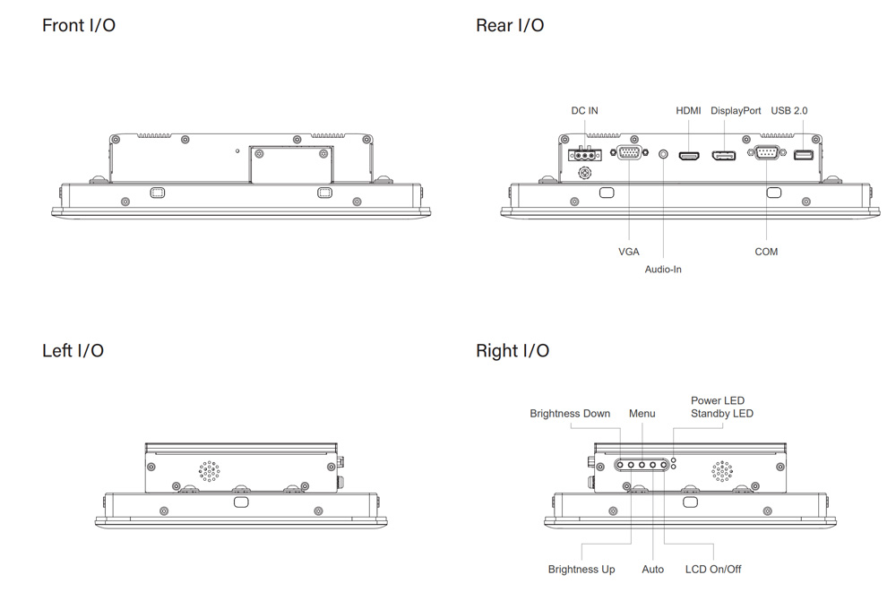 CV-110C-R11/M1101-R10 Industriemonitor 6 CV-110C-R11/M1101-R10 Industriemonitor 6