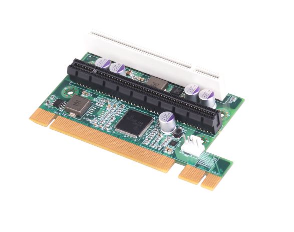 Riser Card RC-E16PI-01 oben links Riser Card RC-E16PI-01 oben links