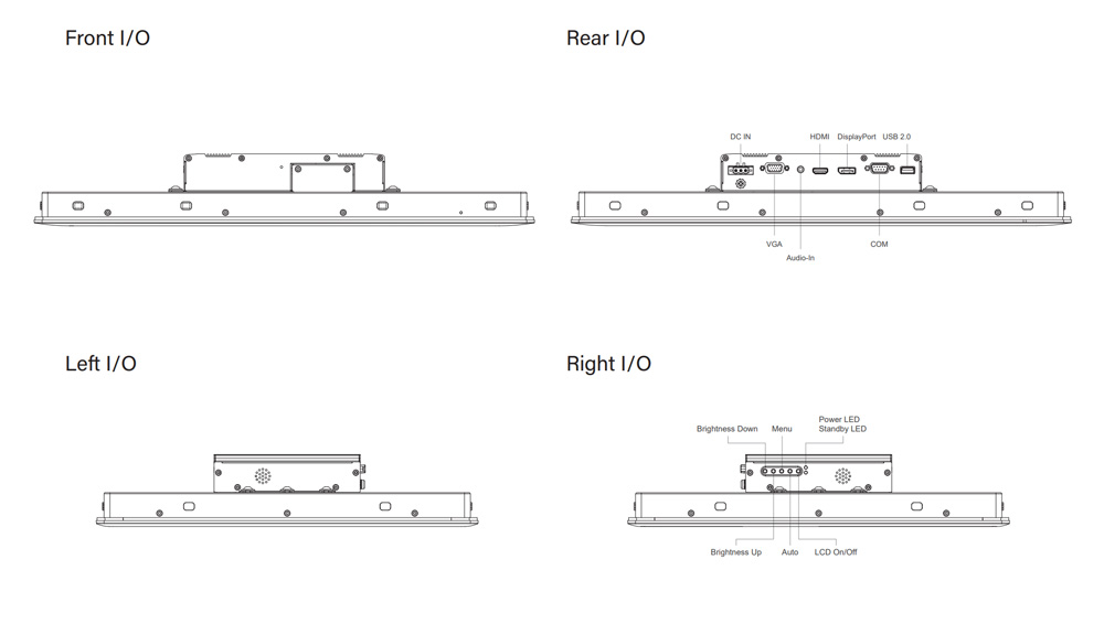 CV-119R-R10/M1101-R10 Industriemonitor 6 CV-119R-R10/M1101-R10 Industriemonitor 6