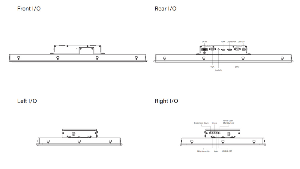 CV-W124G-R10/M1101-R10 Industriemonitor6 CV-W124G-R10/M1101-R10 Industriemonitor6