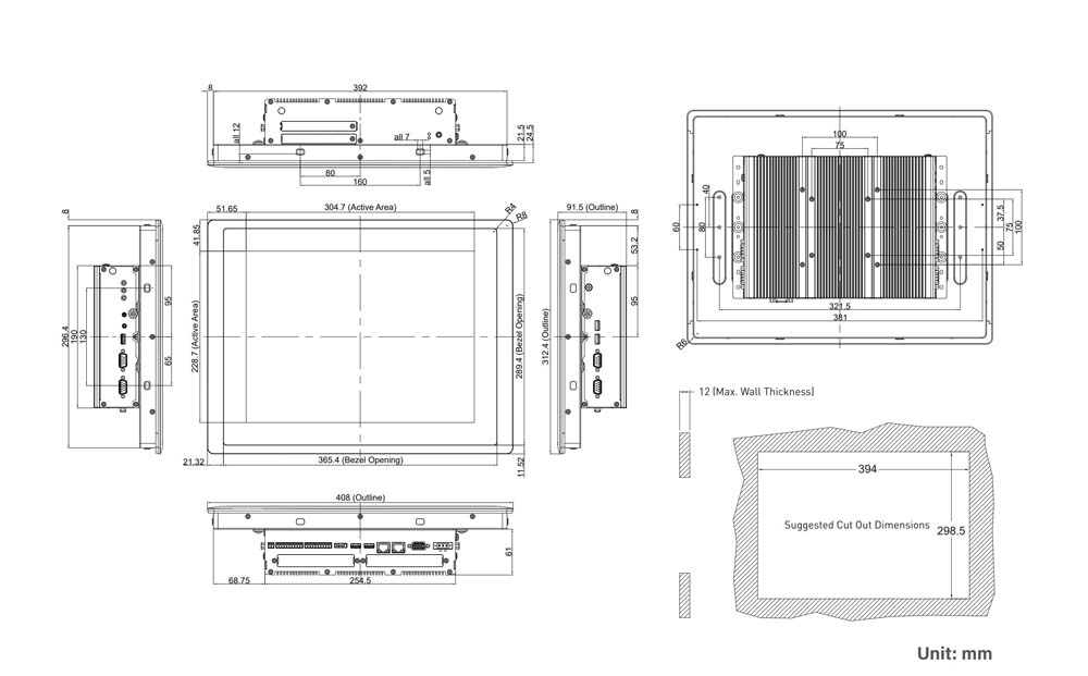 PPC CV-115R-R10/P2102E-i5-R10 Skizze 2
