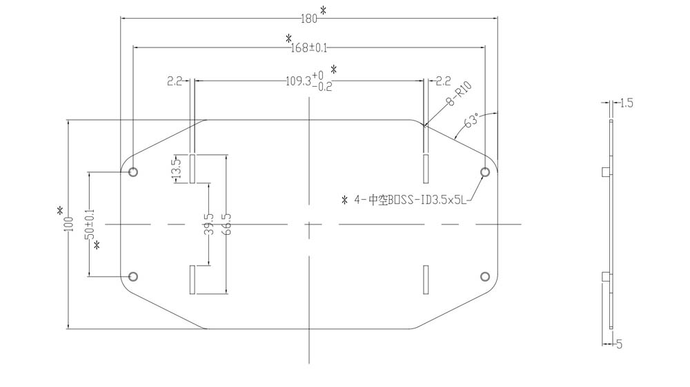 VESA-DC Befestigungs-Kit Skizze 01