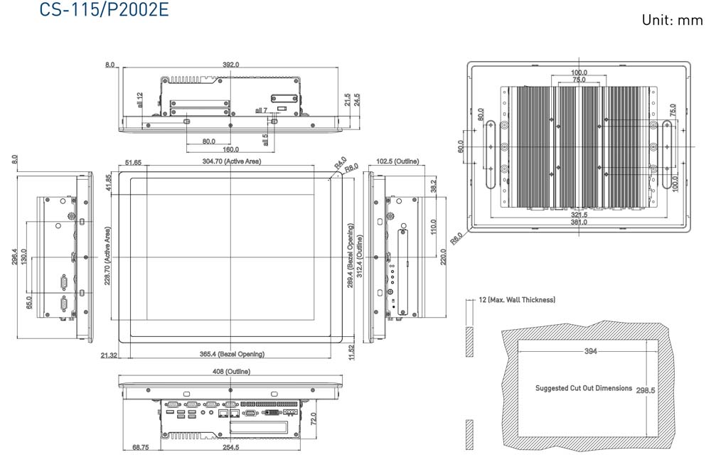 PPC CS-115C-R10/P2002E-i5-R10 Skizze 2