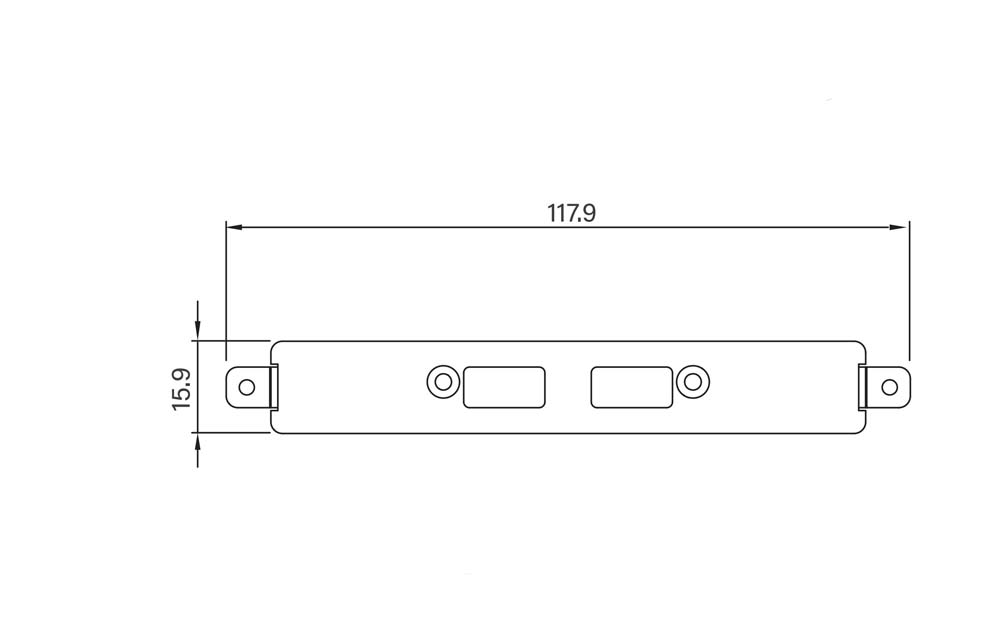 USB-Panel-PC-Bracket UB1214 Skizze, USB-Panel-PC-Bracket UB1214 Skizze,