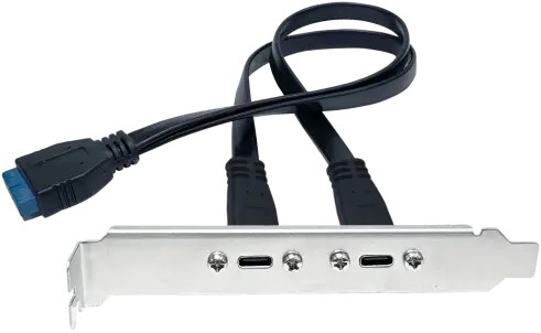 MEC-USB-2002C Kabel für USB-Modul mit 2x USB Typ C Anschlüssen