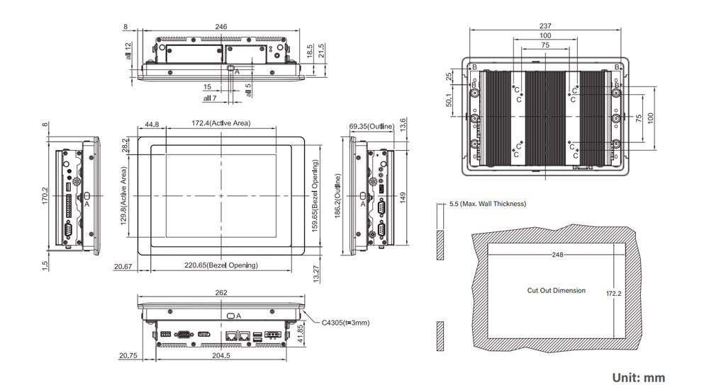 CV-108R-R10/P1201-X6211E-R10 PPC Skizze1