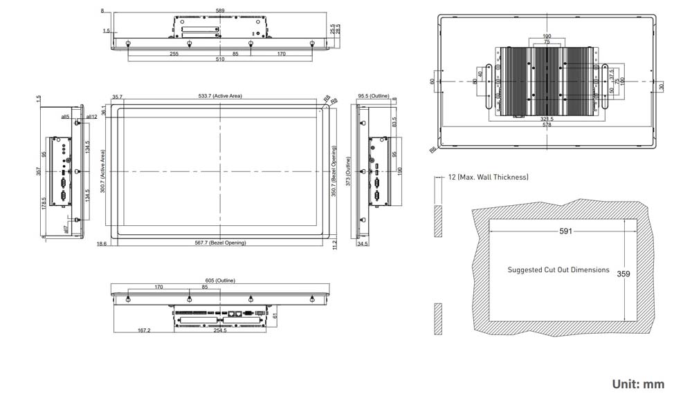 PPC CV-W124R-R10/P2102E-i5-R10 Skizze 2 PPC CV-W124R-R10/P2102E-i5-R10 Skizze 2