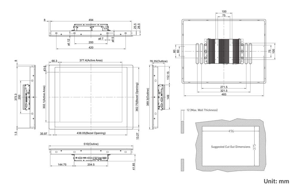 PPC CV-119R-R10/P1101-E50-R10 Skizze 2