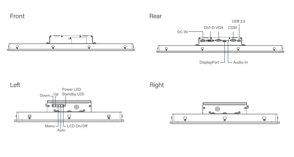 Monitor CV-W124R-R10/M1001-R12 02-Skizze