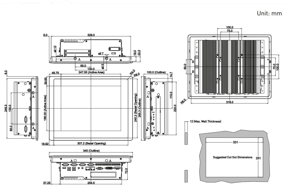 CS-112HC-R10/P2002E-i5-PI-R10 Skizze 2