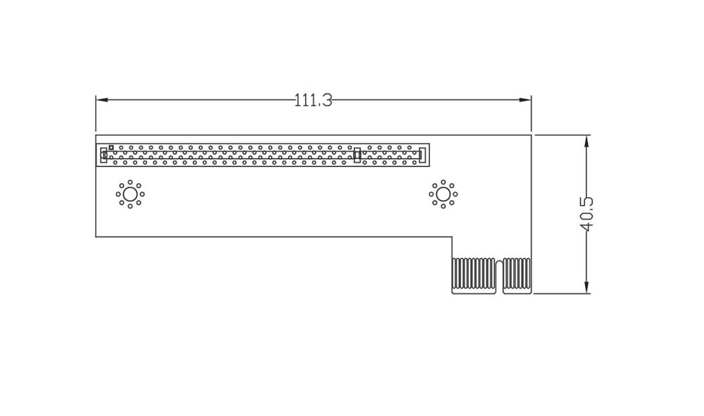 Riser Card RC-PI-01 Skizze Riser Card RC-PI-01 Skizze