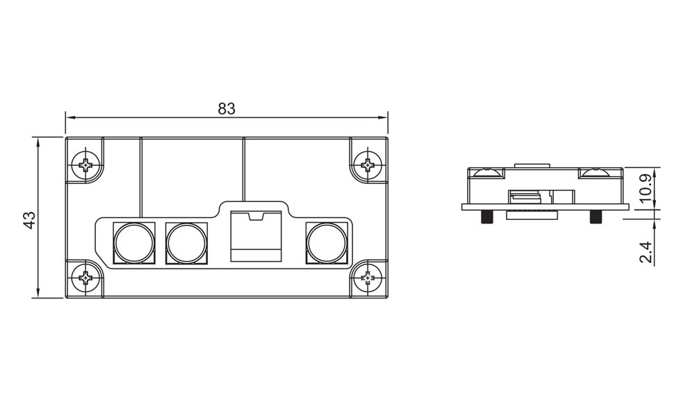 CFM-Modul CFM-PoE06-R10 Skizze